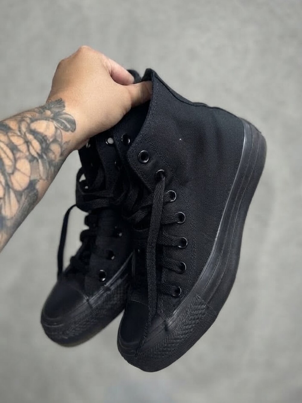 Converse Chuck Taylor All Star High-Top Sneaker - Black Monochrome (All Black)